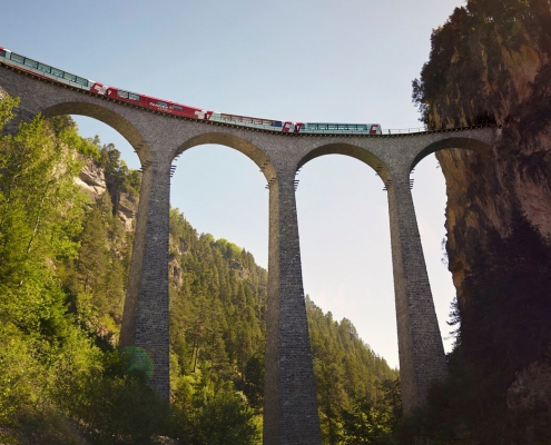 Glacier Express Landwasserviadukt